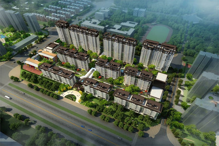 佛山中学附近华府天地3室2厅2卫95万125m2简单装修出售